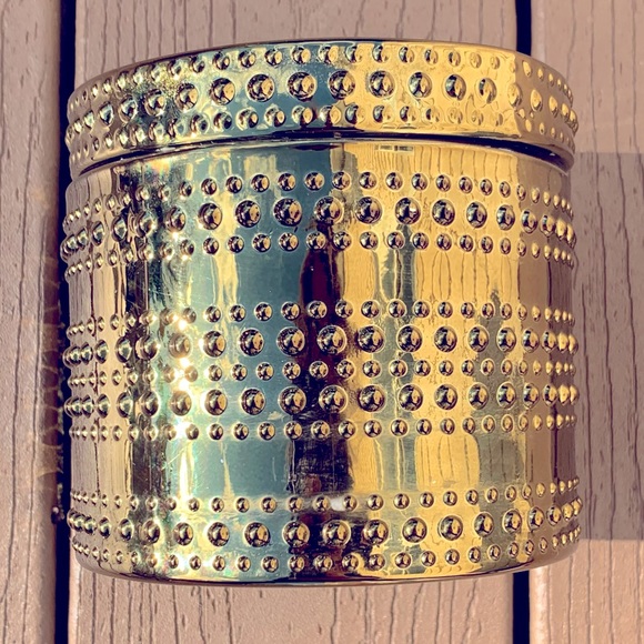 🆕BUTTERSCOTCH PIE HARRY SLATKIN HOMEWORX 4 WICK 18oz CANDLE &METALLIC GLASS JAR - Picture 2 of 5